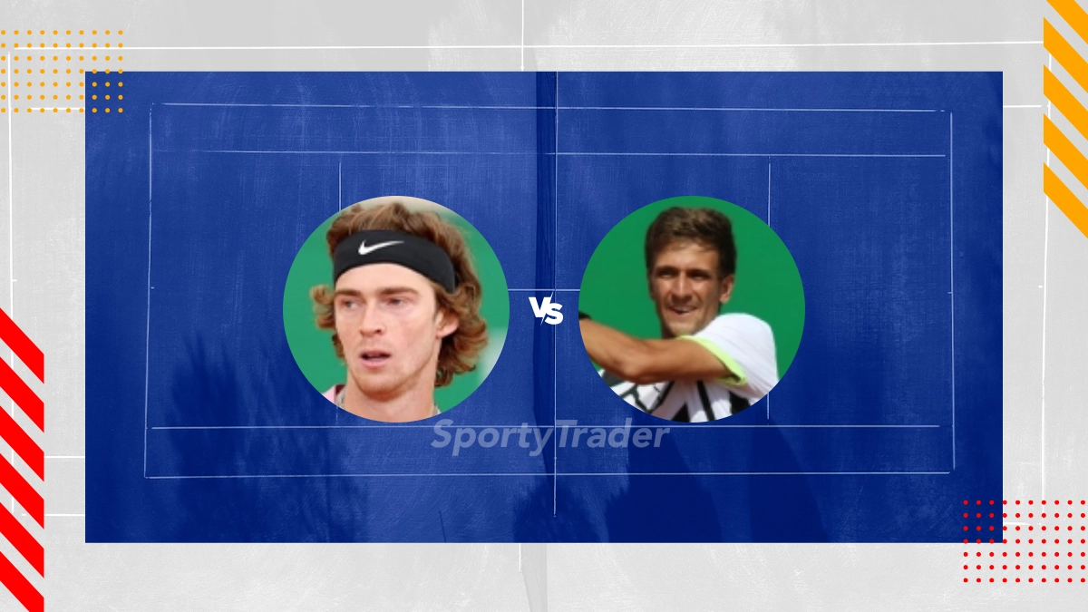 Pronostic Andrey Rublev vs Vit Kopriva