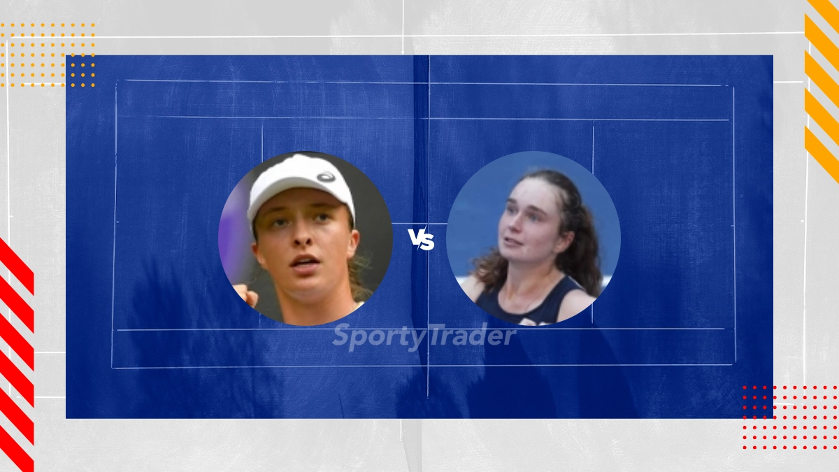 Pronóstico Iga Swiatek vs Daria Snigur