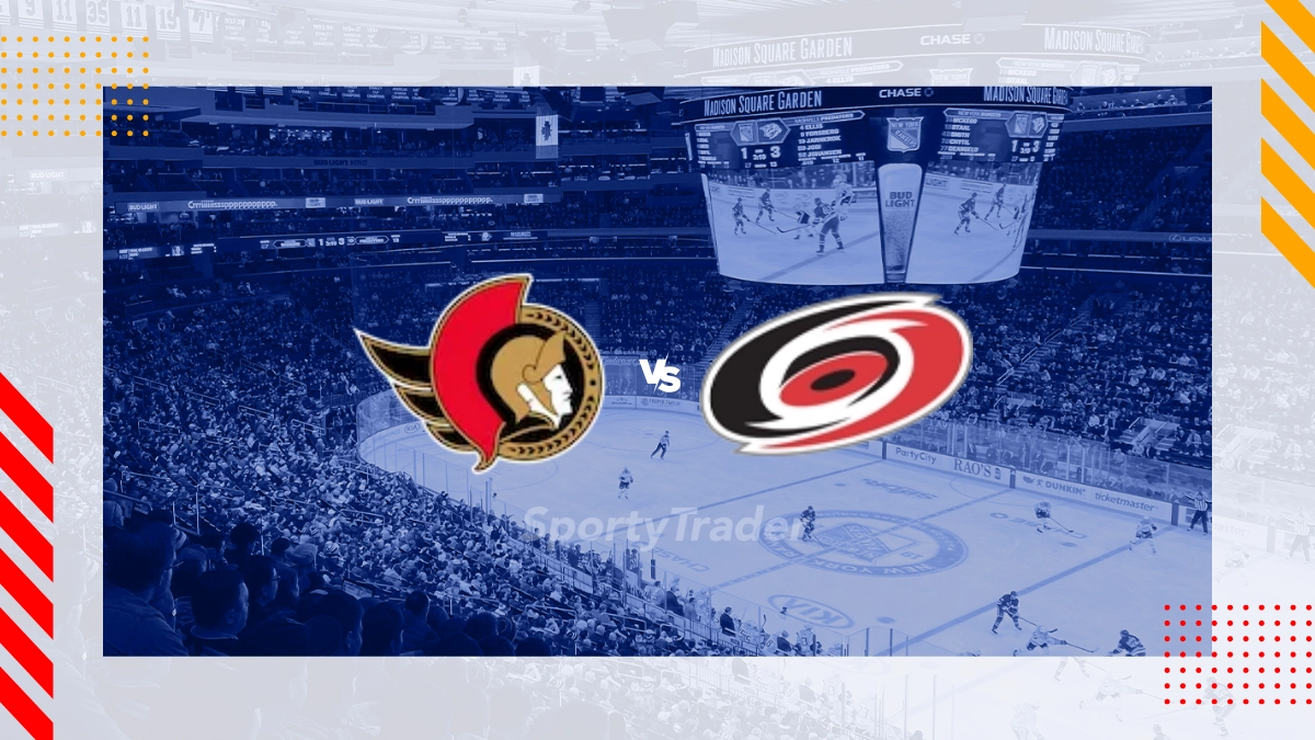 Pronóstico Ottawa Senators vs Carolina Hurricanes
