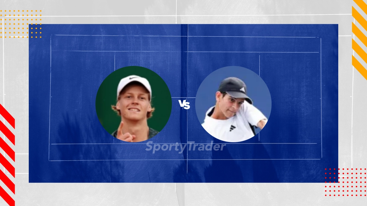 Pronostic Jannik Sinner vs Rafael Jodar