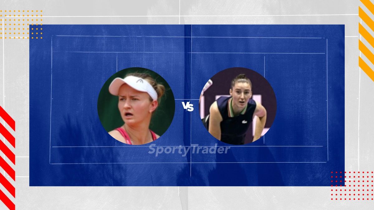 Palpite Barbora Krejcikova vs Elsa Jacquemot
