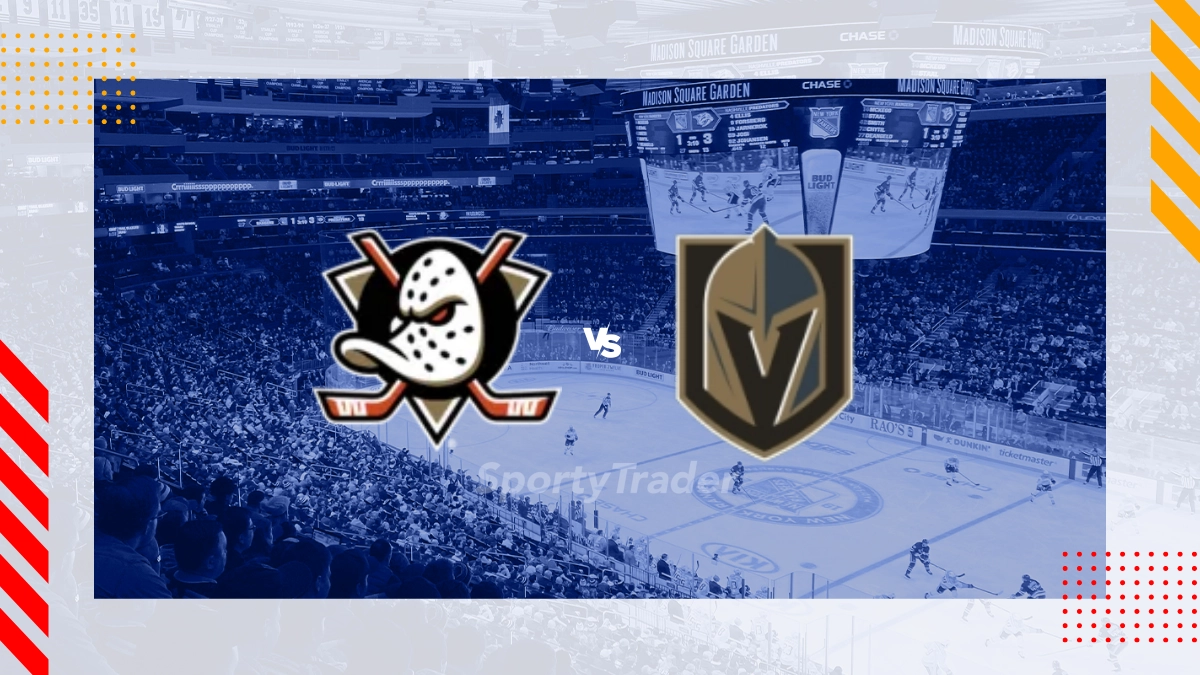 Pronóstico Anaheim Ducks vs Vegas Golden Knights
