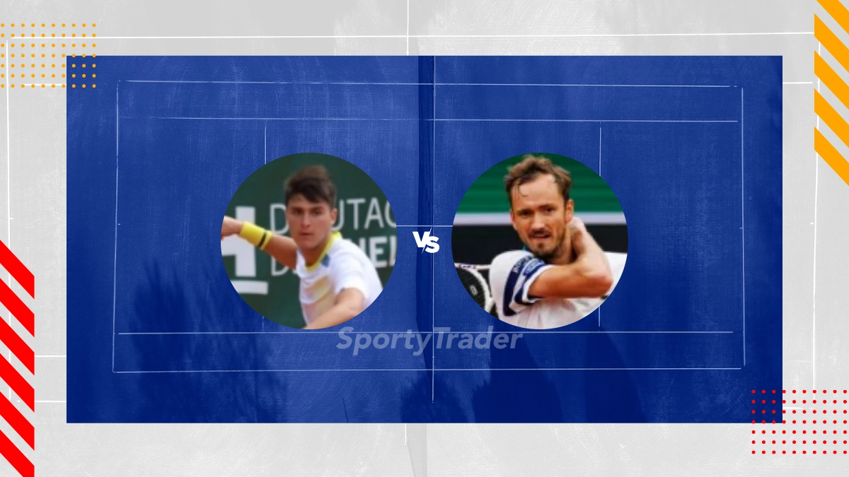 Prognóstico Pablo Llamas Ruiz vs Daniil Medvedev