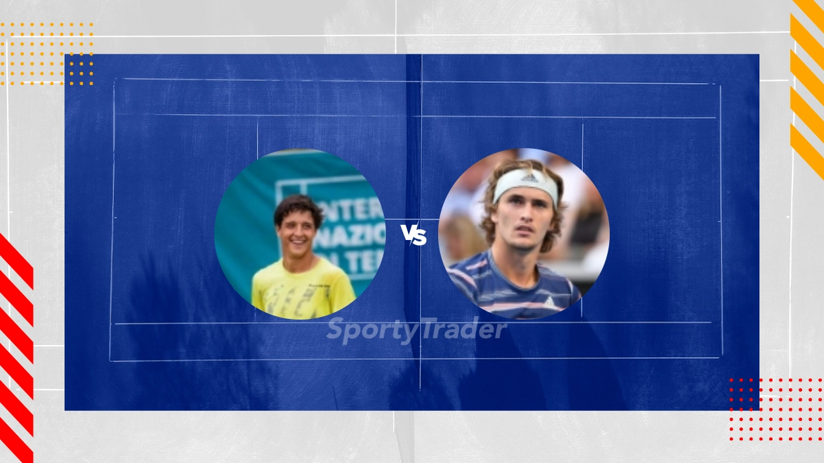 Luciano Darderi vs Alexander Zverev Prediction