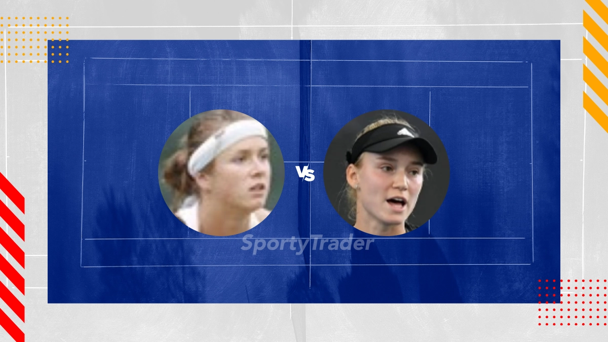 Pronostic Elina Svitolina vs Elena Rybakina