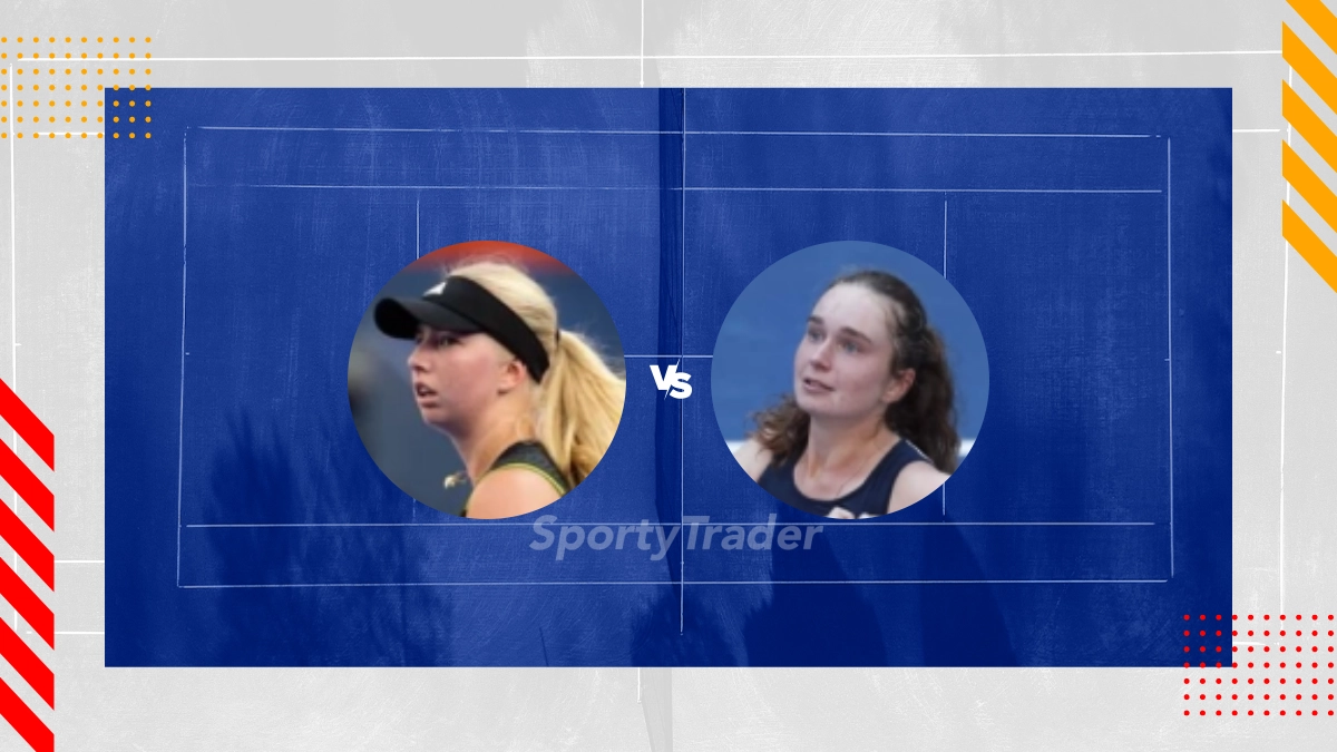 Pronostic Clara Tauson vs Daria Snigur