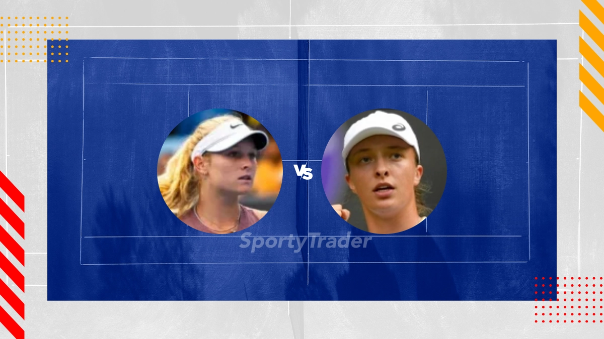 Pronostic Emerson Jones vs Iga Swiatek