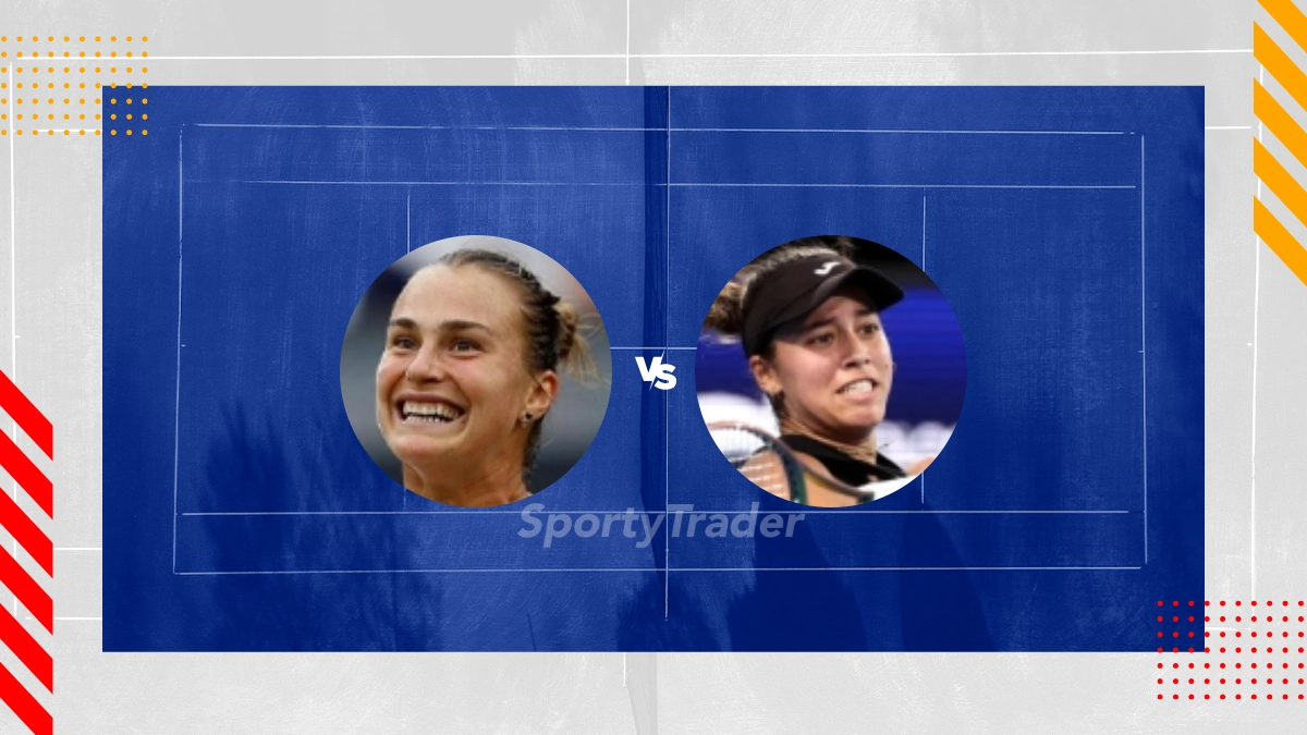 Pronostic Aryna Sabalenka vs Jessica Bouzas Maneiro