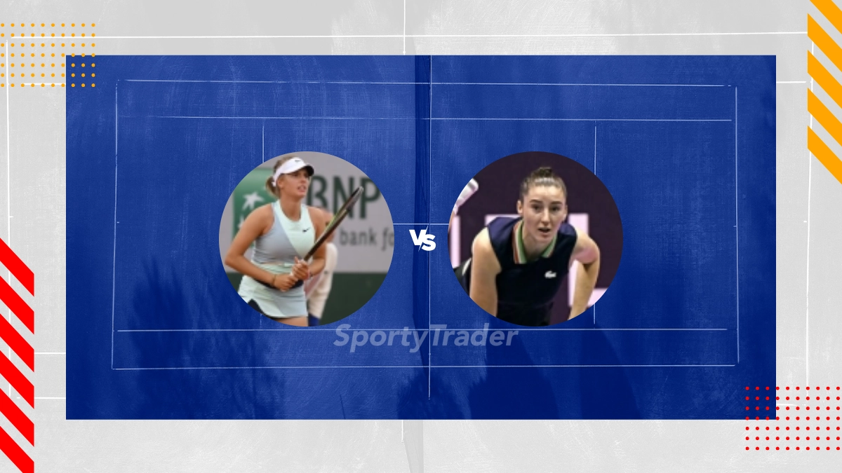 Pronostic Linda Fruhvirtova vs Elsa Jacquemot