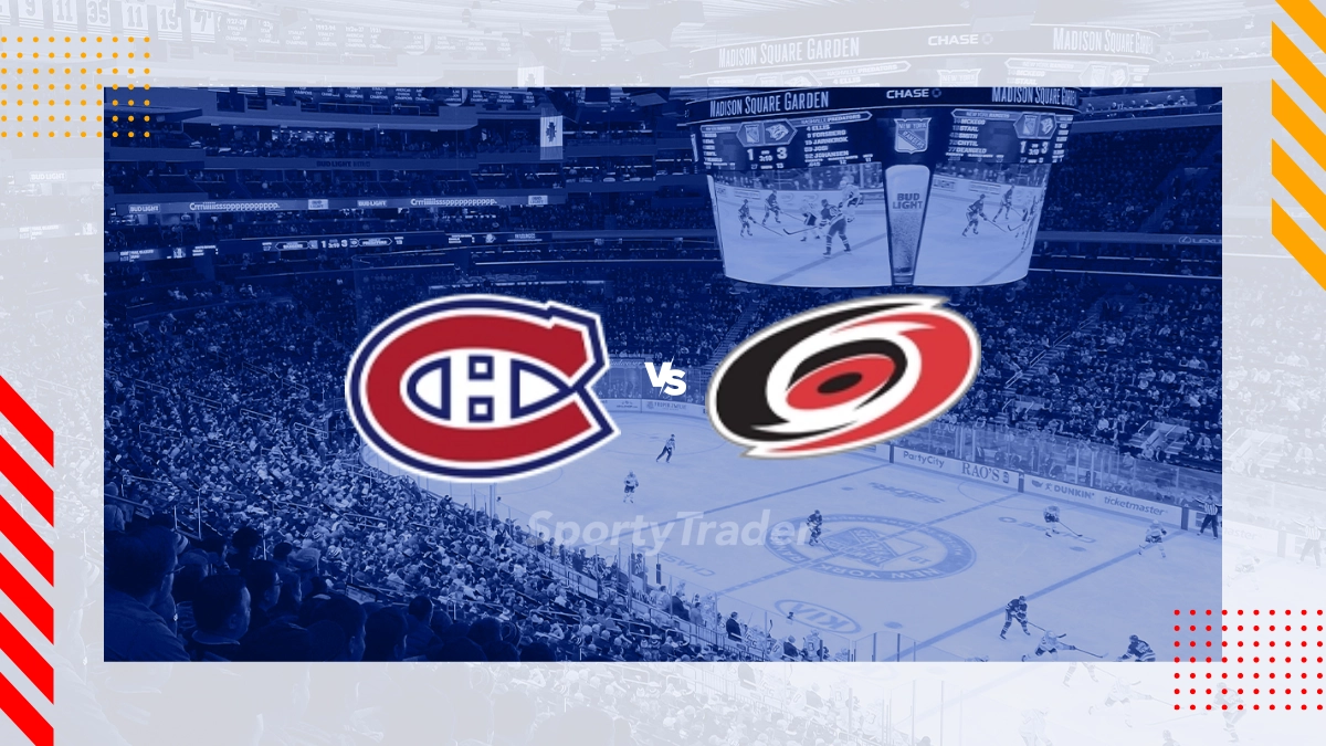 Pronóstico Montreal Canadiens vs Carolina Hurricanes