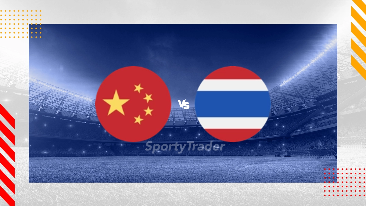 Palpite China vs Tailândia