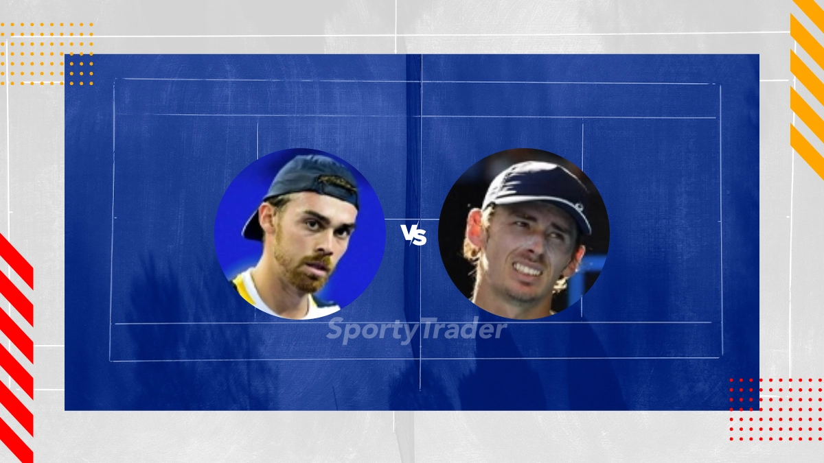 Pronostico Benjamin Bonzi vs Alex De Minaur