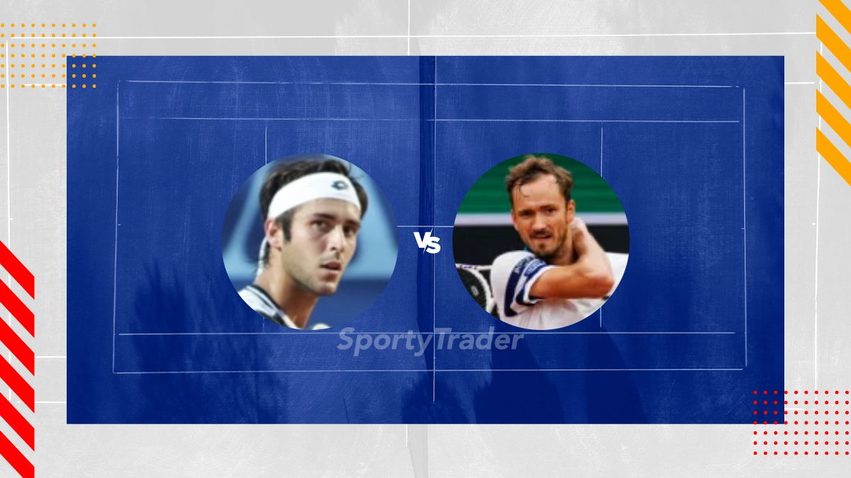 Pronostic Tomas Martin Etcheverry vs Daniil Medvedev