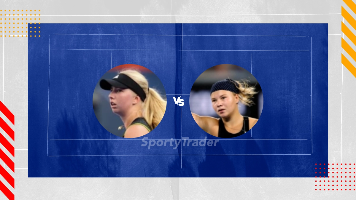 Pronostic Clara Tauson vs Diana Shnaider