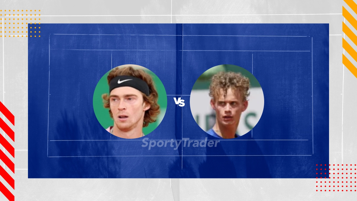 Pronostic Andrey Rublev vs Luca Van Assche