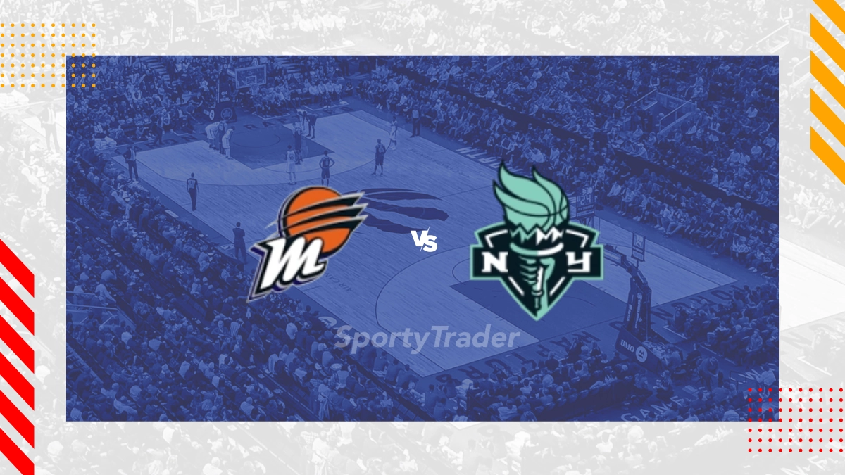 Palpite Phoenix Mercury vs New York Liberty