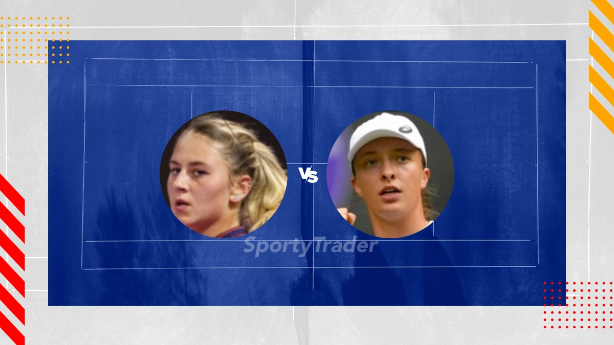 Pronóstico Marta Kostyuk vs Iga Swiatek