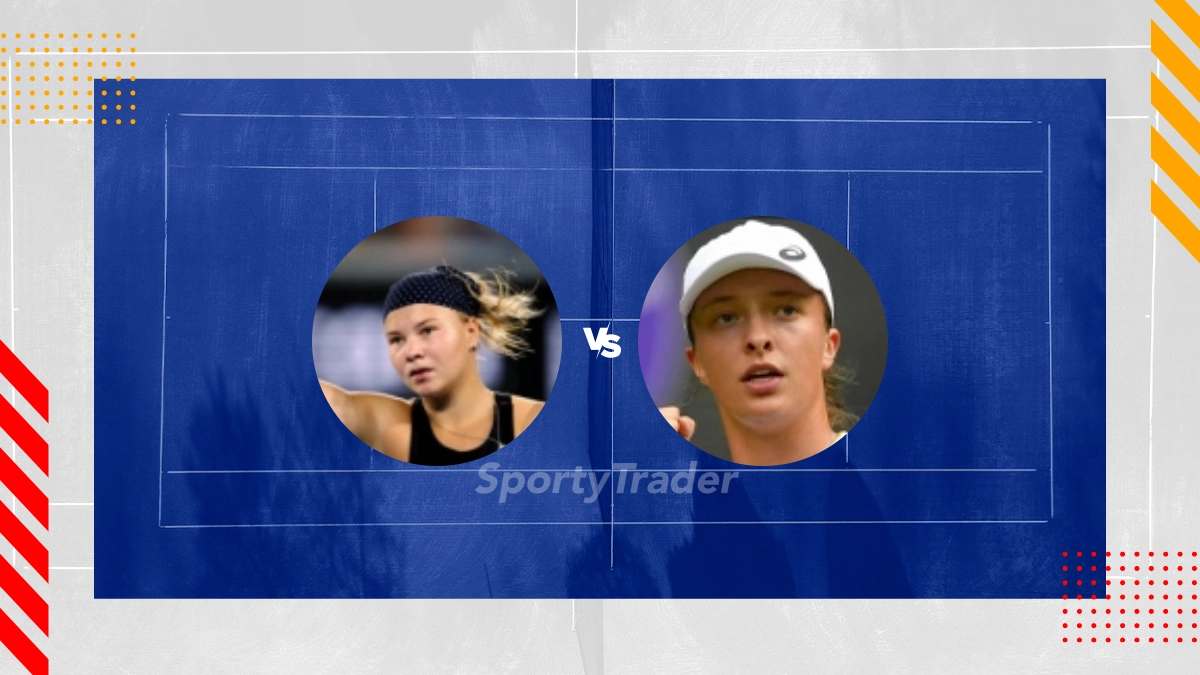 Diana Shnaider vs Iga Swiatek Prediction