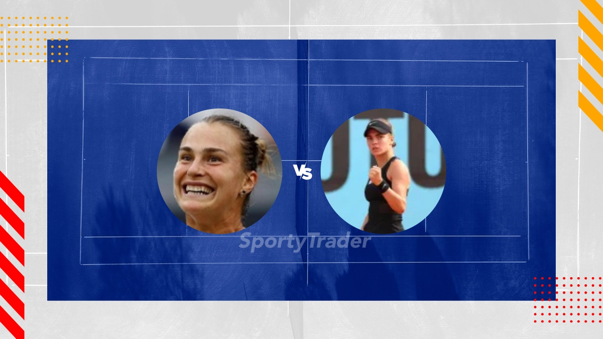 Pronostic Aryna Sabalenka vs Sara Bejlek