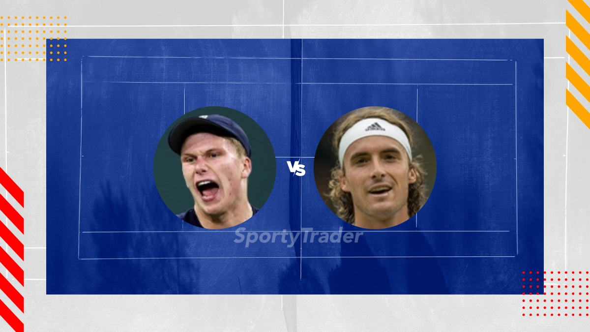 Pronostic Jenson Brooksby vs Stefanos Tsitsipas