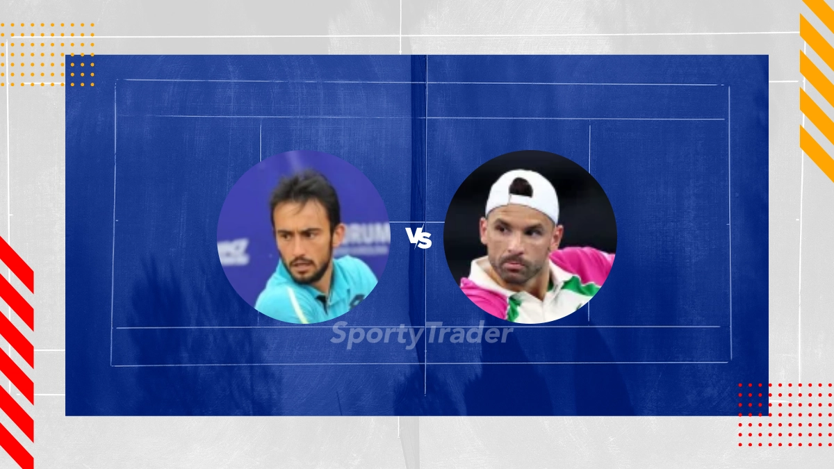 Palpite Lorenzo Giustino vs Grigor Dimitrov