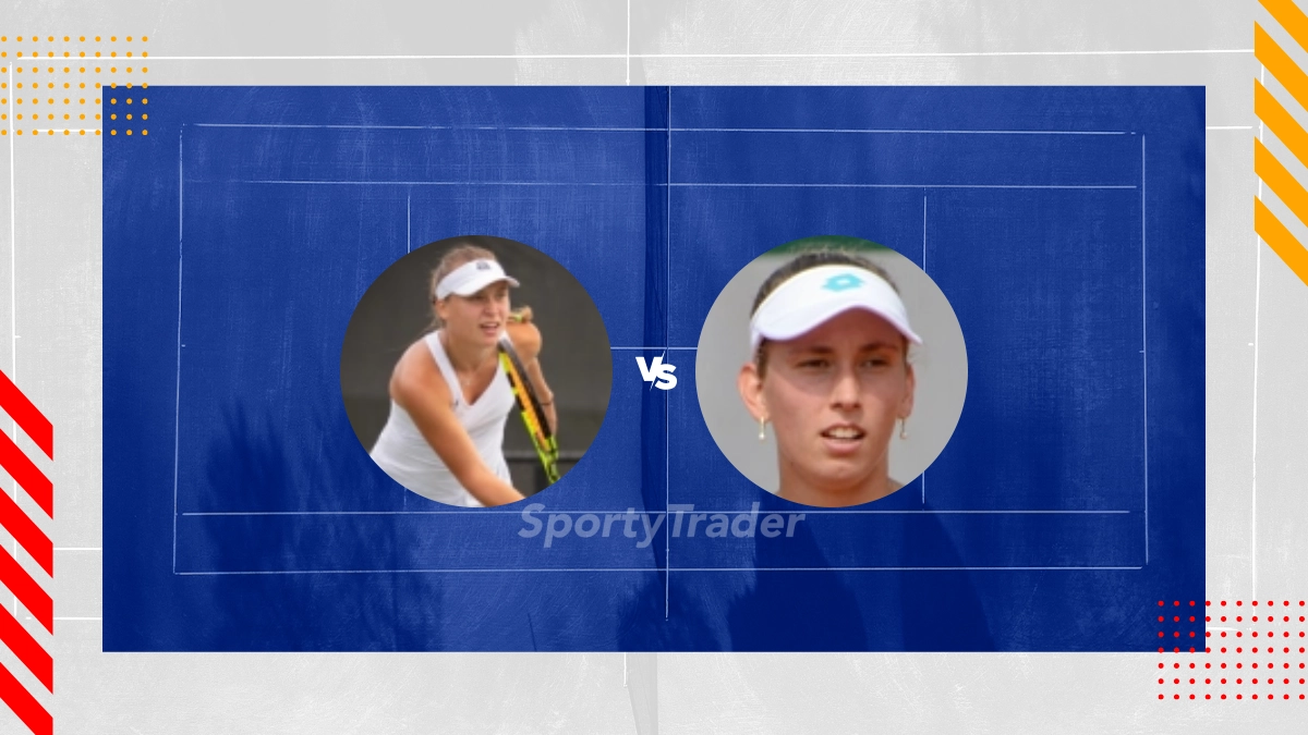 Pronostic Yulia Starodubtseva vs Elise Mertens