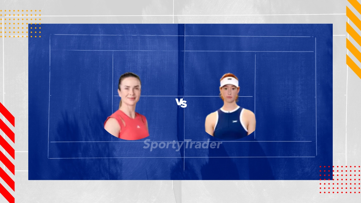 Pronostic Elina Svitolina vs Maya Joint