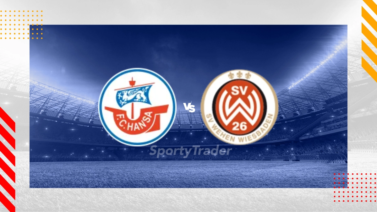 FC Hansa Rostock vs. SV Wehen Wiesbaden Prognose