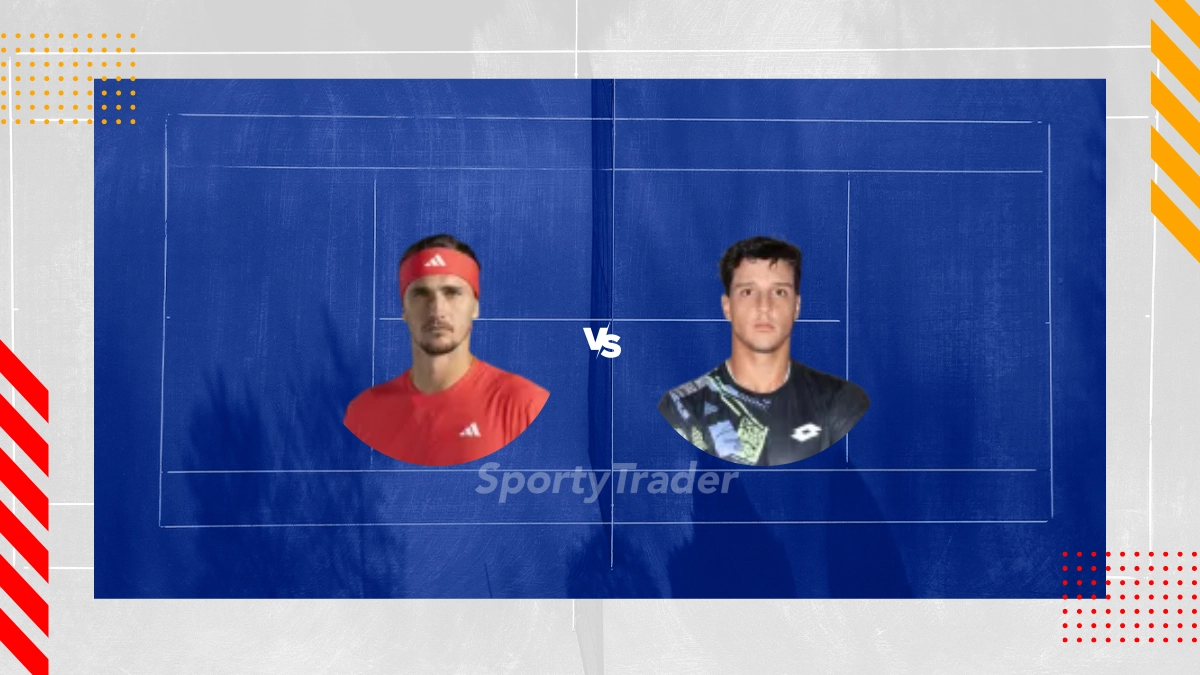 Alexander Zverev vs Luciano Darderi Prediction
