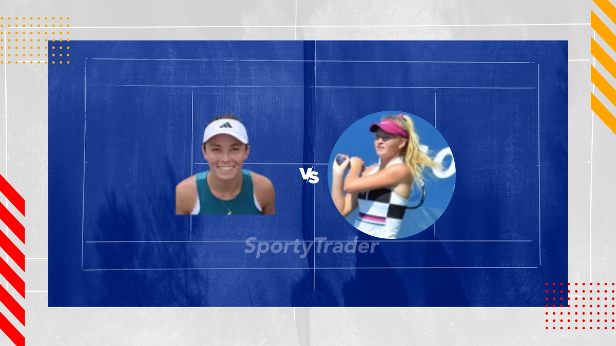 Pronostic Katie Volynets vs Elvina Kalieva