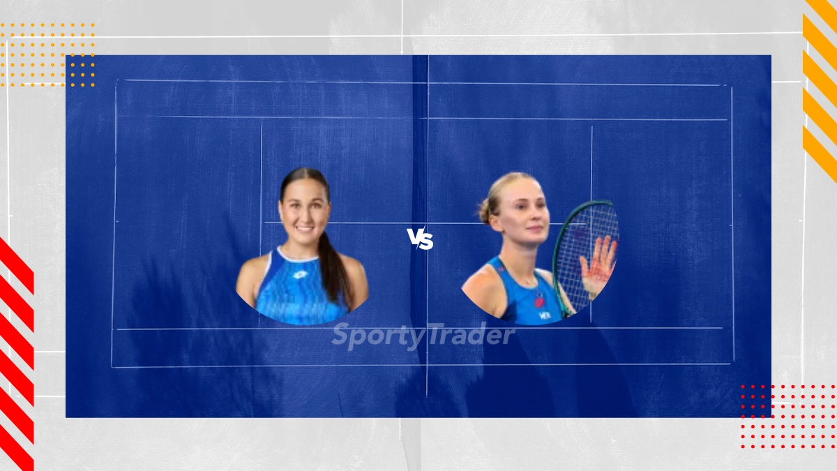 Pronostic Kamilla Rakhimova vs Polina Kudermetova