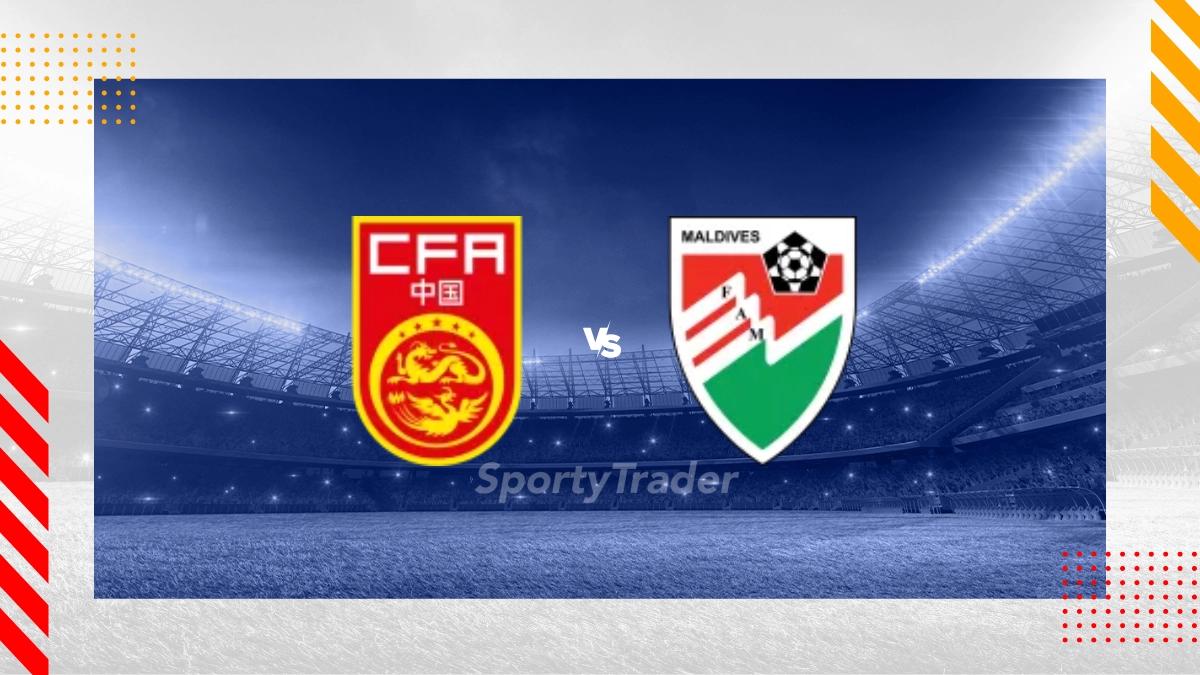 Palpite China vs Maldivas