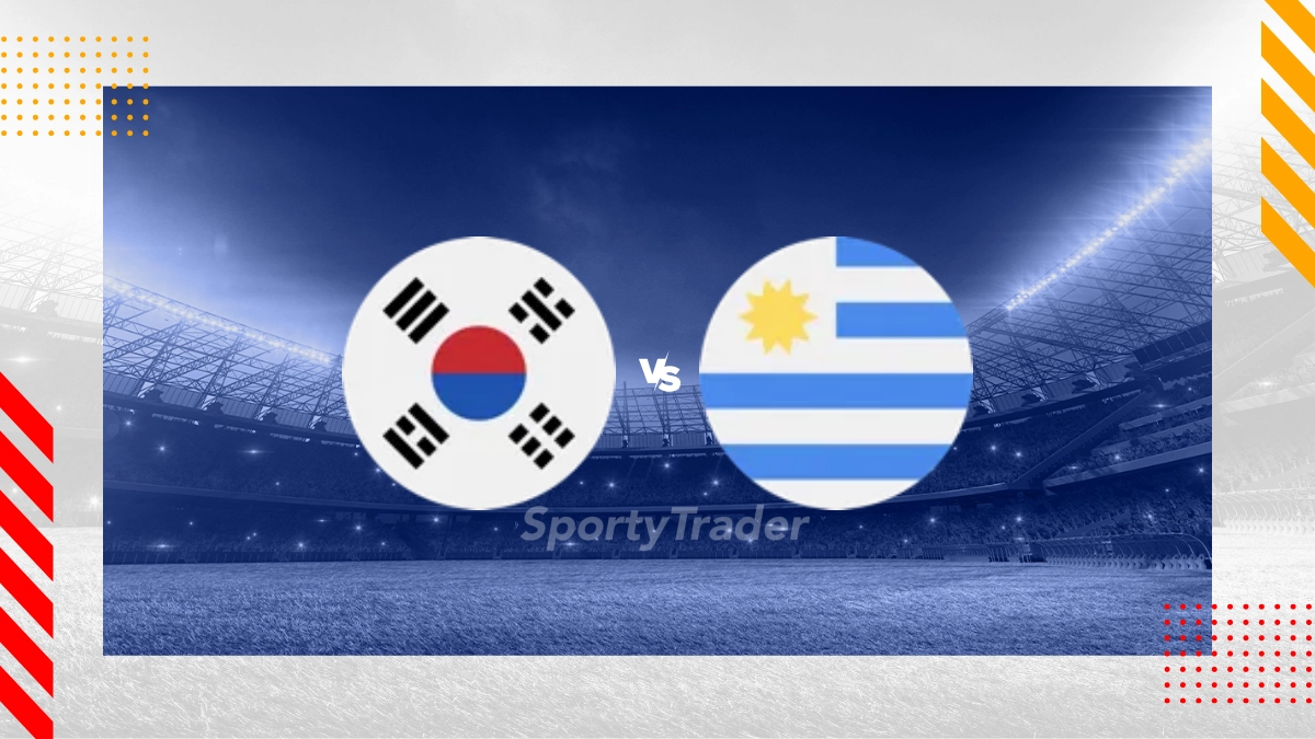 Prognóstico Coreia do Sul vs Uruguai