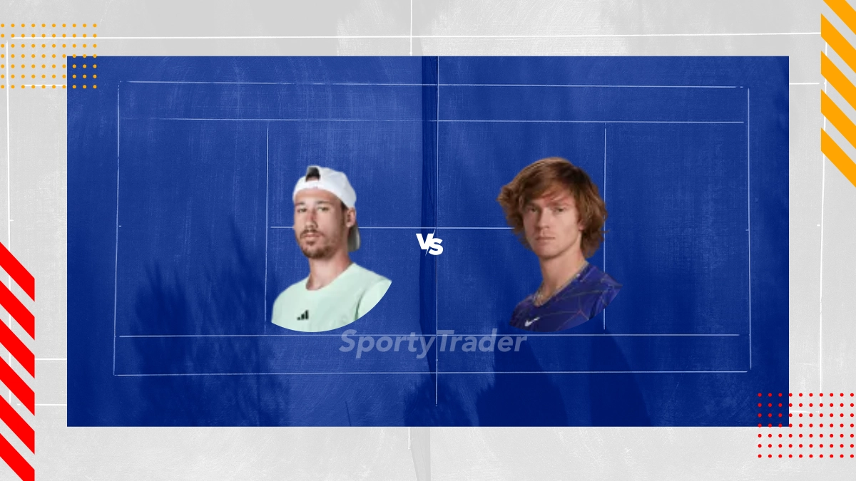 Pronostico Kyrian Jacquet vs Andrey Rublev