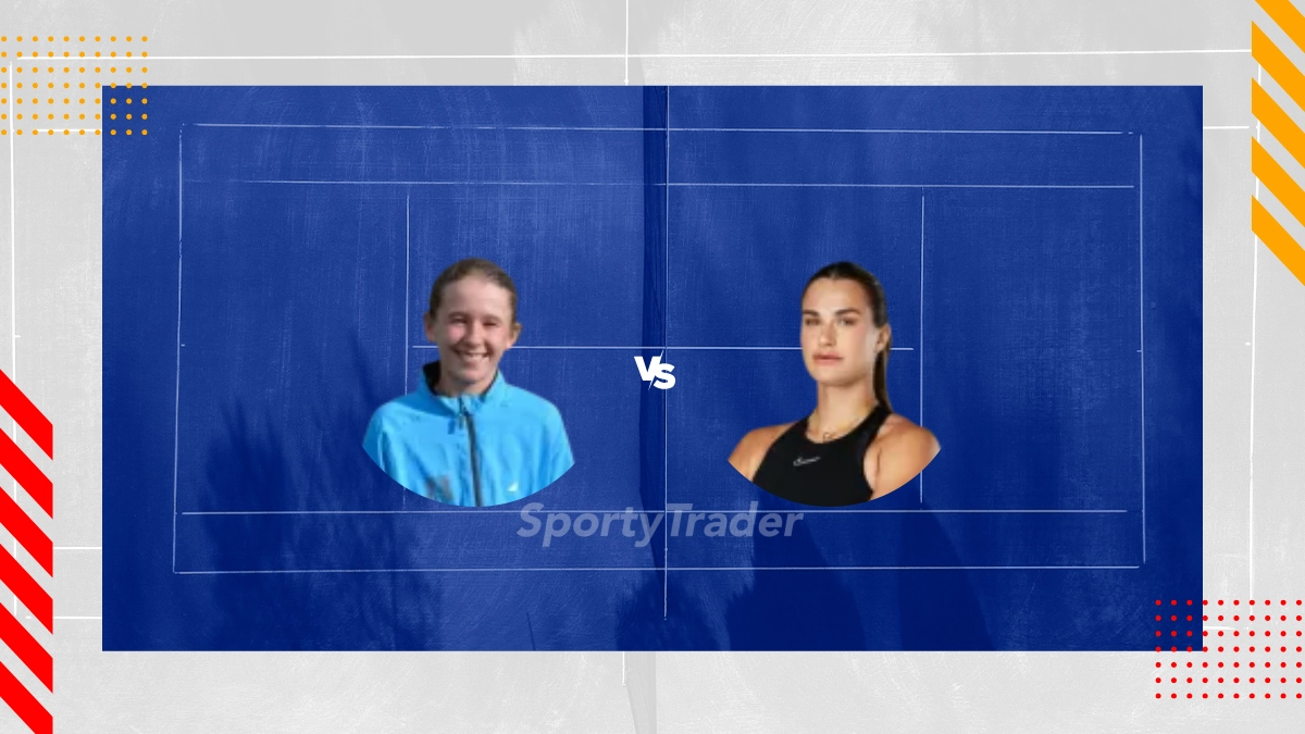Pronostic Nikola Bartunkova vs Aryna Sabalenka