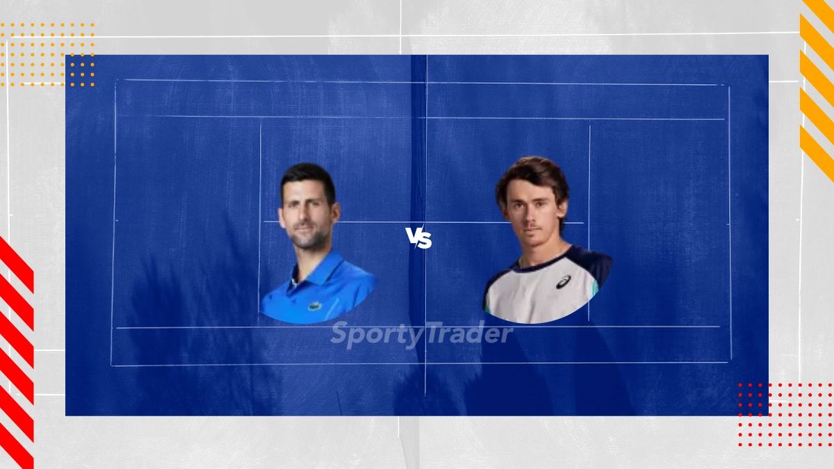 Pronostico Novak Djokovic vs Alex De Minaur