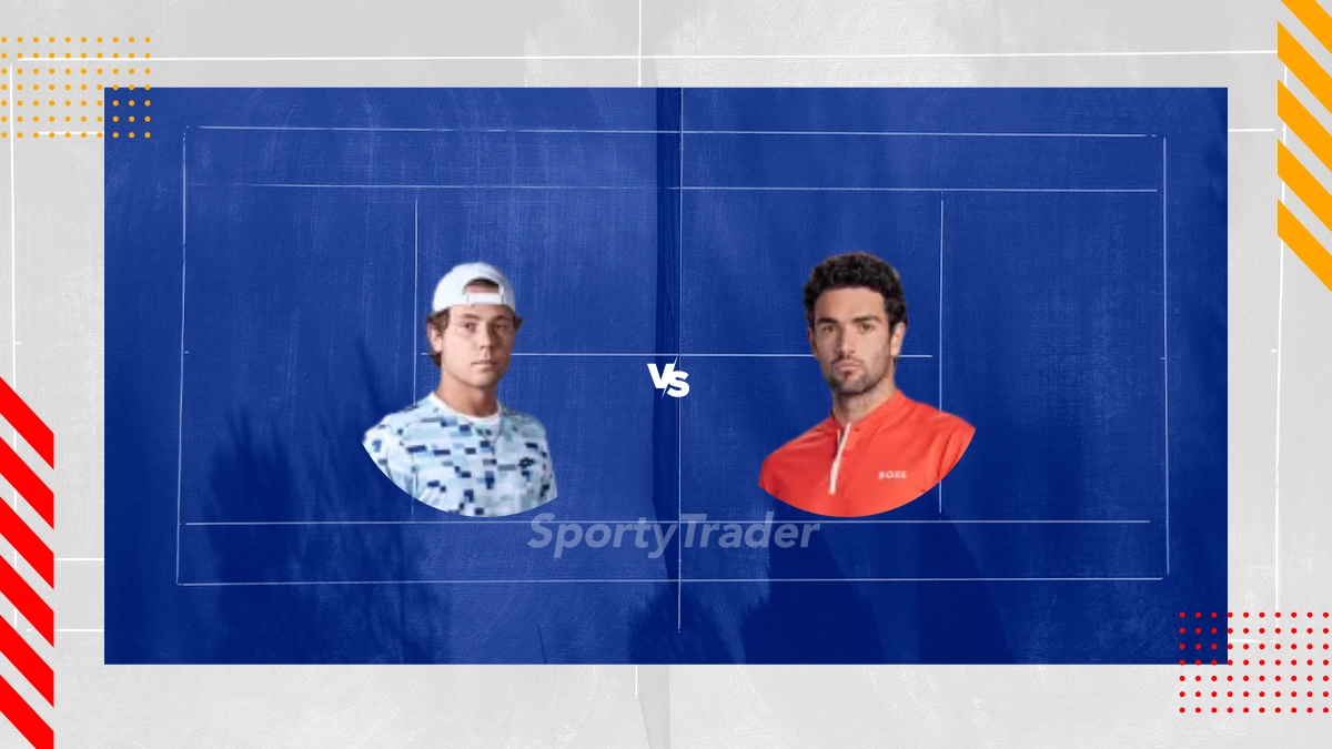 Pronostic Aleksandar Kovacevic vs Matteo Berrettini