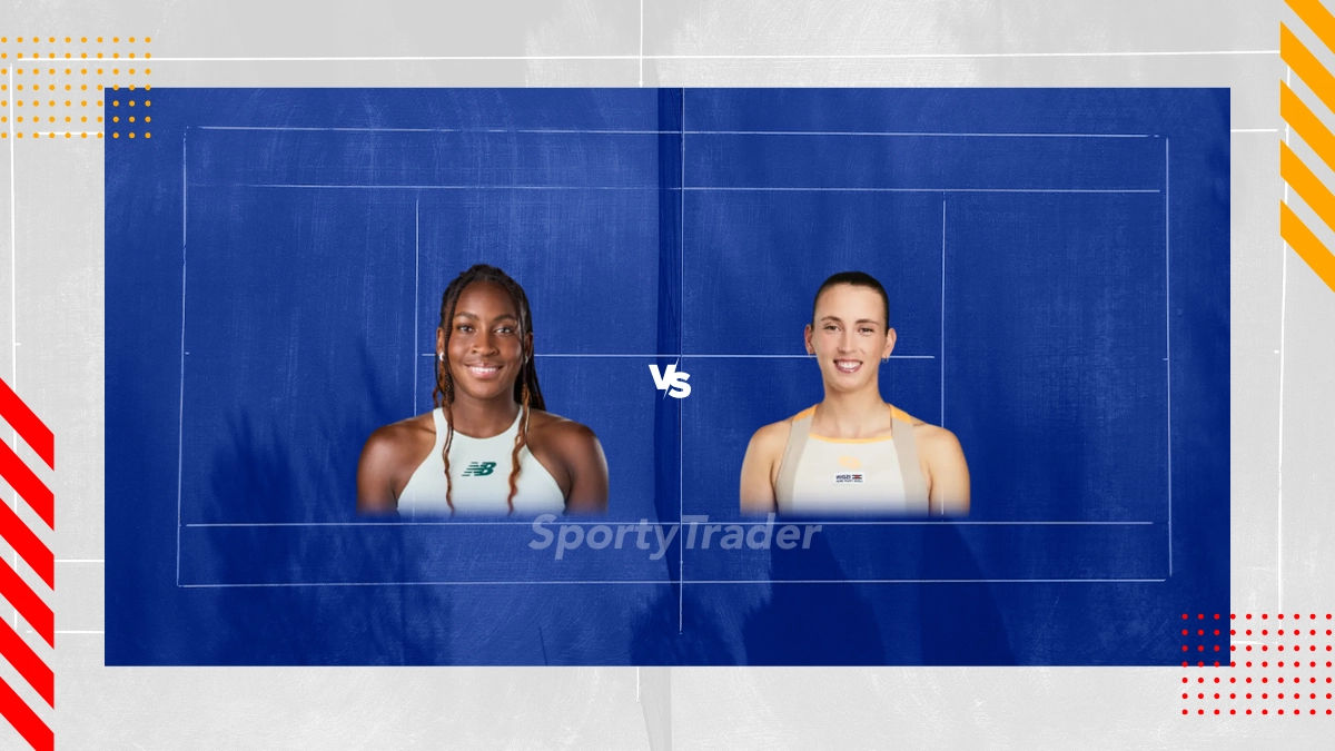 Pronostic Cori Gauff vs Elise Mertens