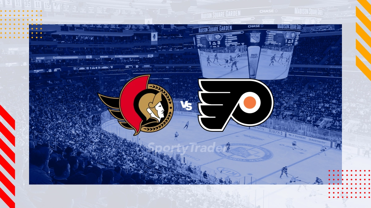 Pronostic Ottawa Senators vs Philadelphia Flyers