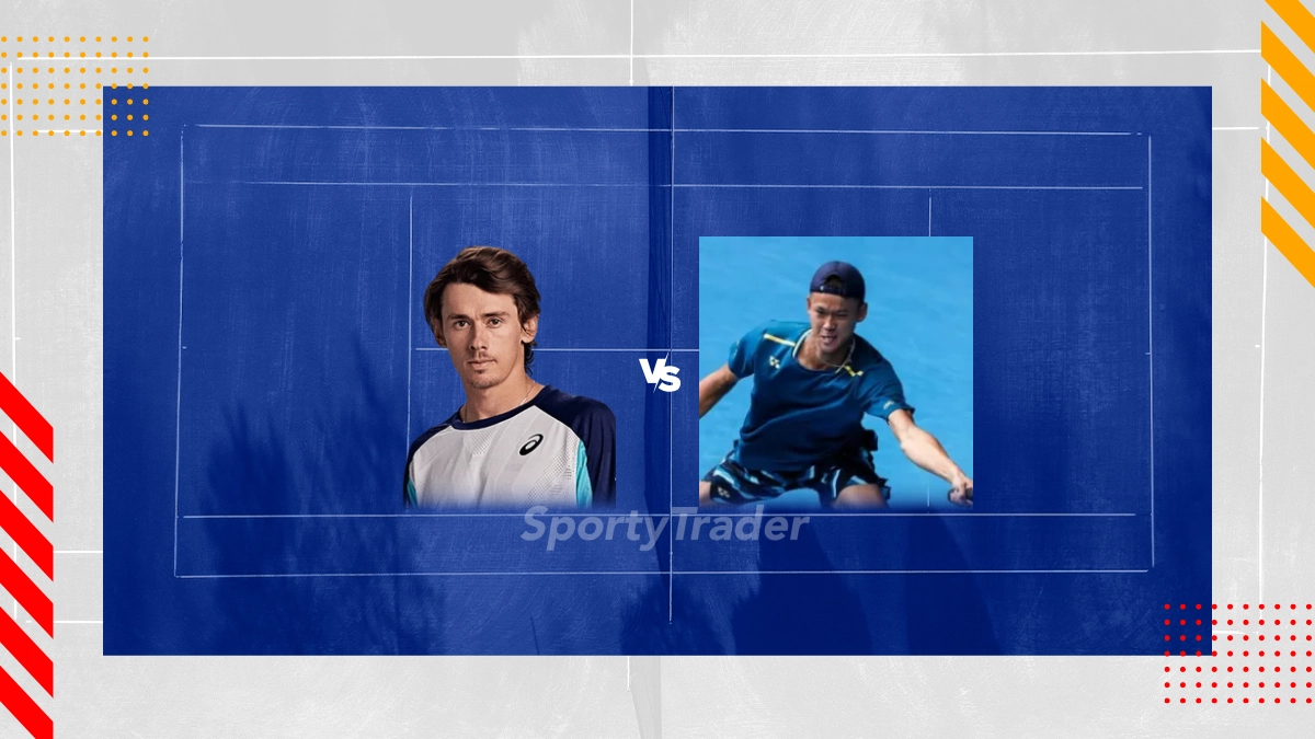 Prognóstico Alex De Minaur vs Rei Sakamoto