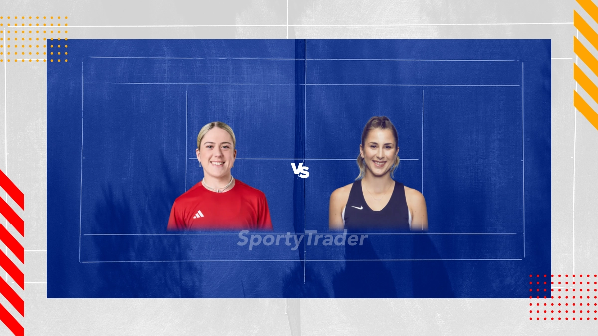 Pronostic Sonay Kartal vs Belinda Bencic