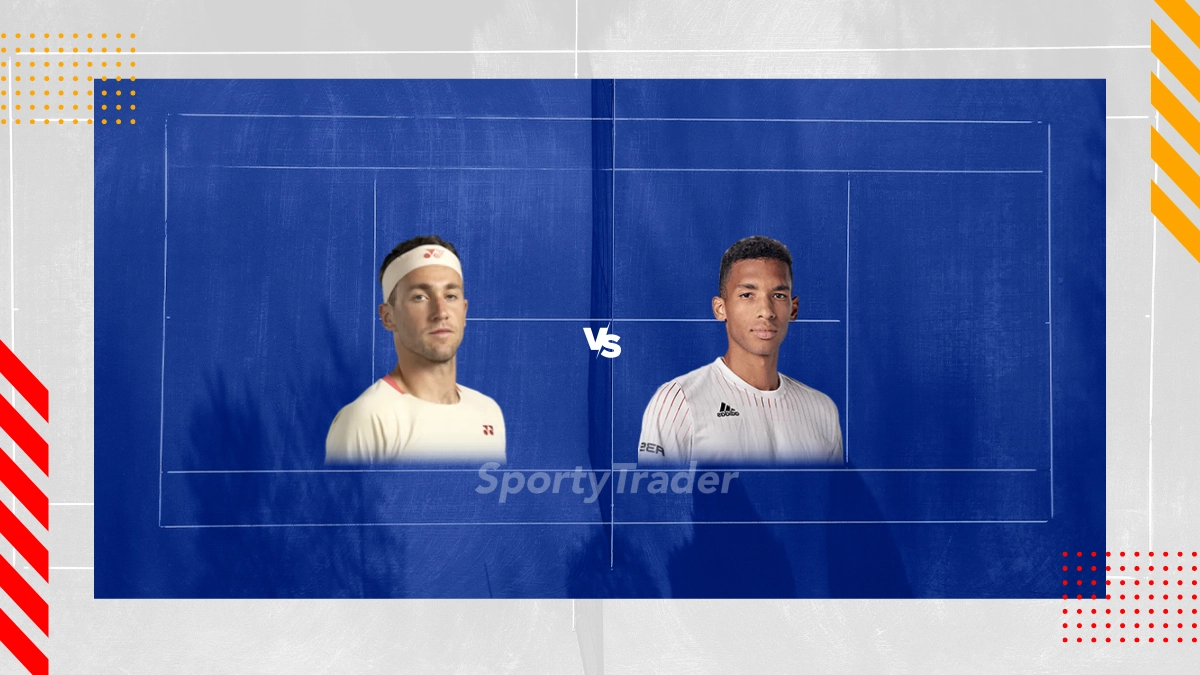 Prognóstico Casper Ruud vs Felix Auger Aliassime