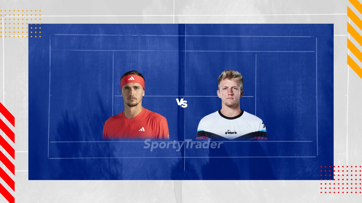 Pronostic Alexander Zverev vs Alejandro Davidovich Fokina