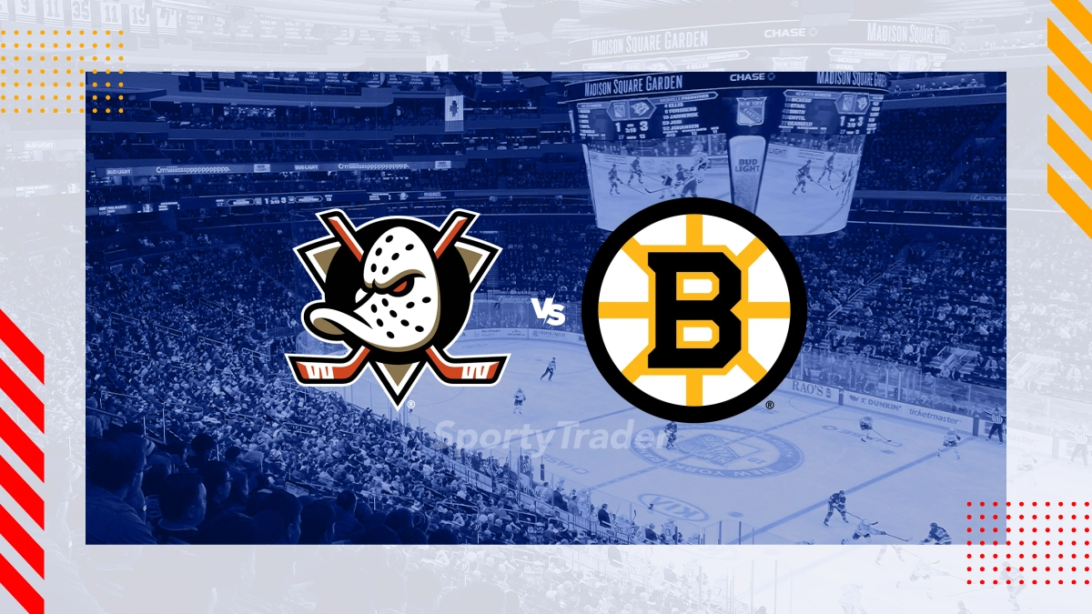 Pronóstico Anaheim Ducks vs Boston Bruins