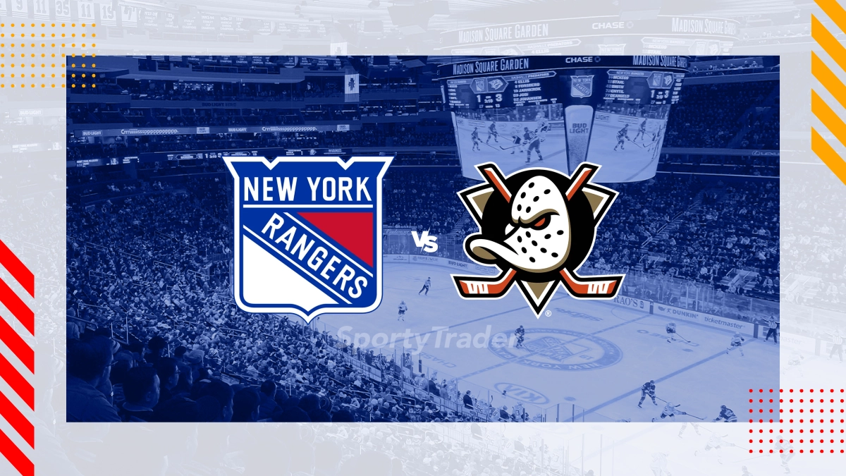 New York Rangers vs Anaheim Ducks Picks