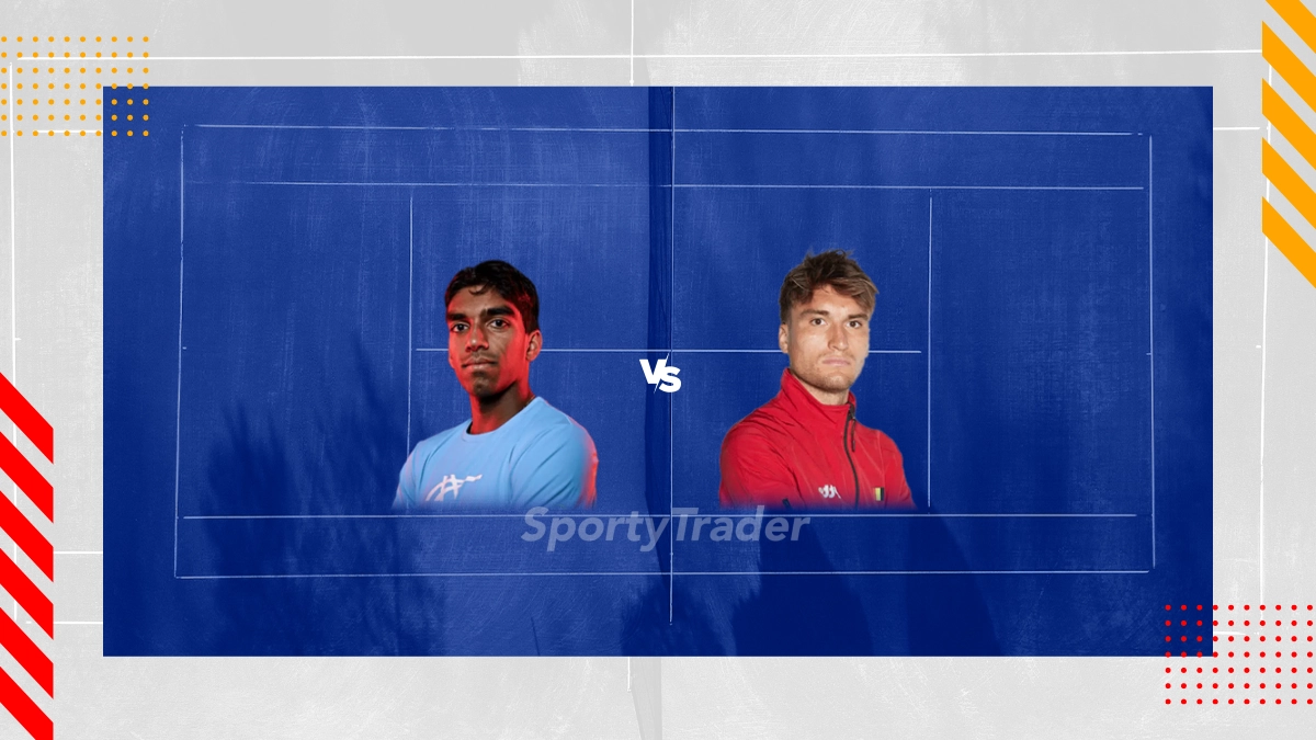 Pronostic Nishesh Basavareddy vs Raphael Collignon