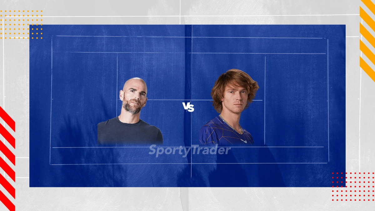 Pronostic Adrian Mannarino vs Andrey Rublev