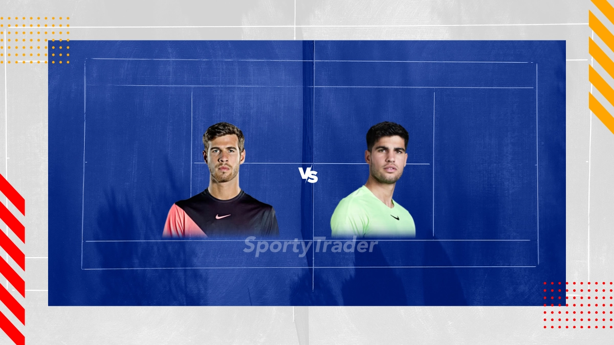 Pronostic Karen Khachanov vs Carlos Alcaraz