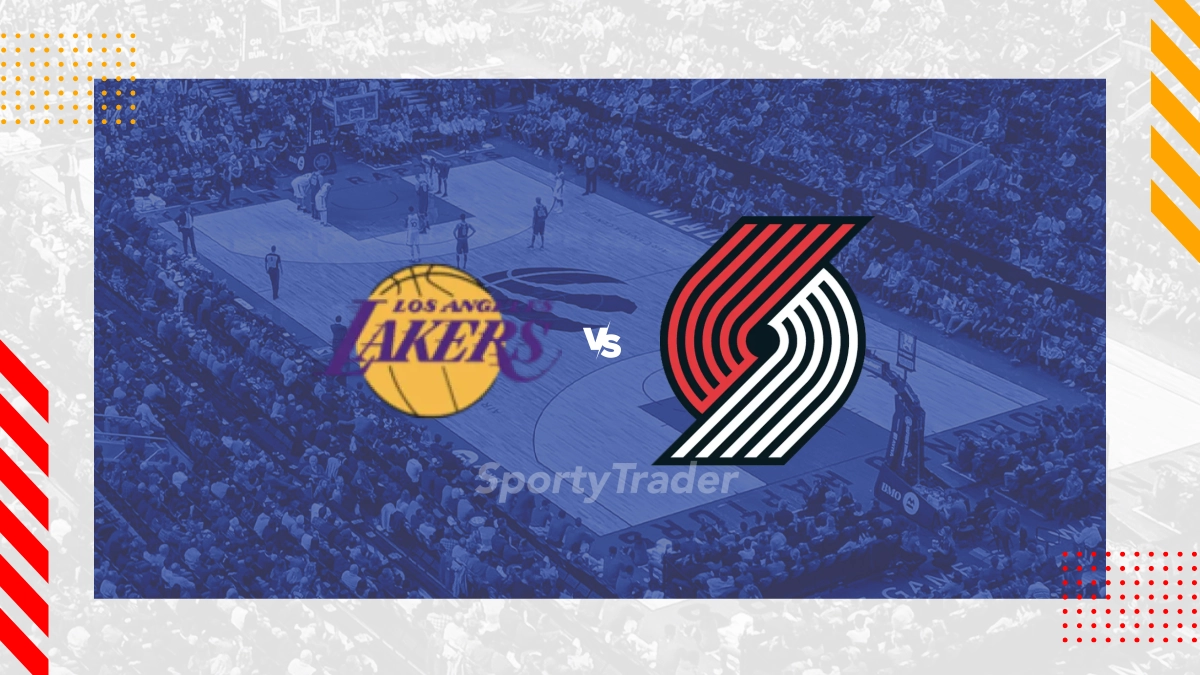 Prognóstico LA Lakers vs Portland Trail Blazers