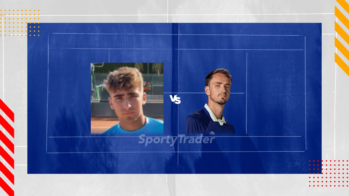 Pronostic Daniel Merida Aguilar vs Daniil Medvedev